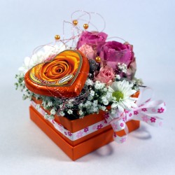 Kvetinov krabika z lsky / oranov